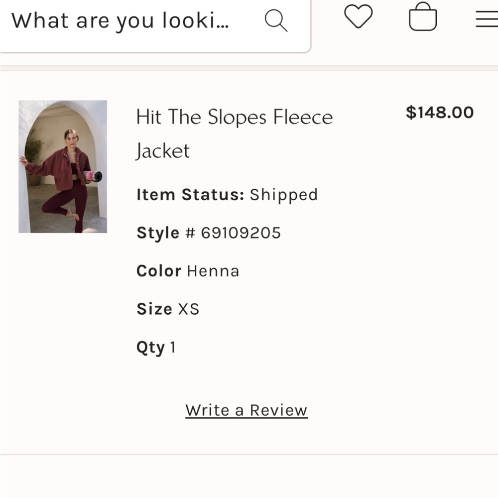 Free People Burgundy Fleece Jacket - Picture 2 of 8